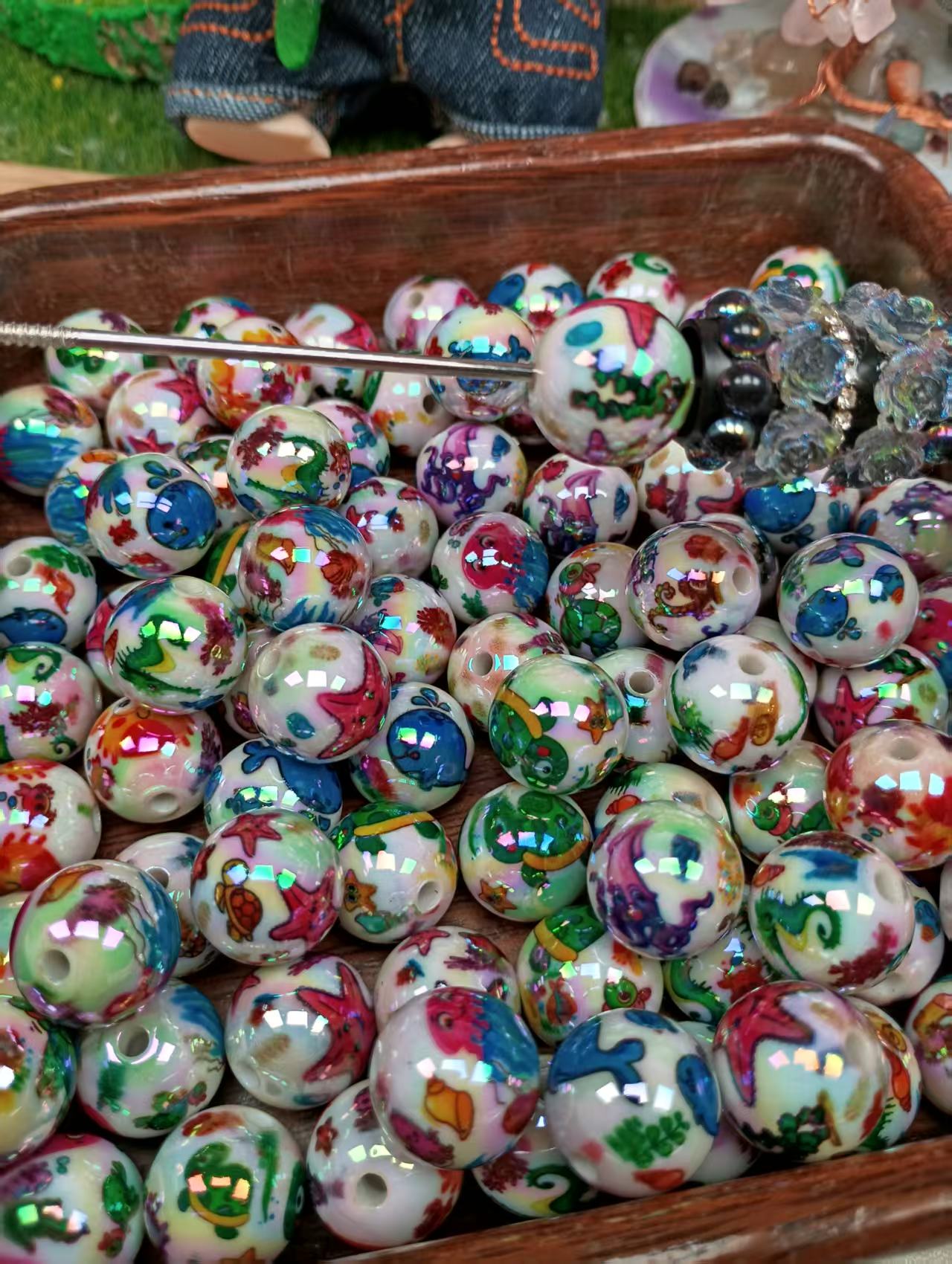 24pcs 16mm diy beads