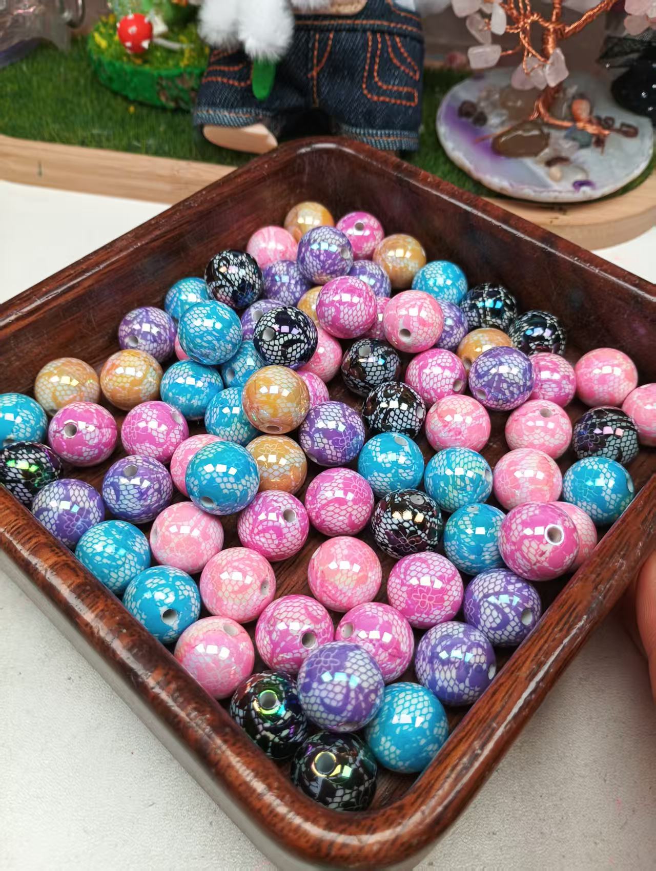 24pcs 16mm diy beads