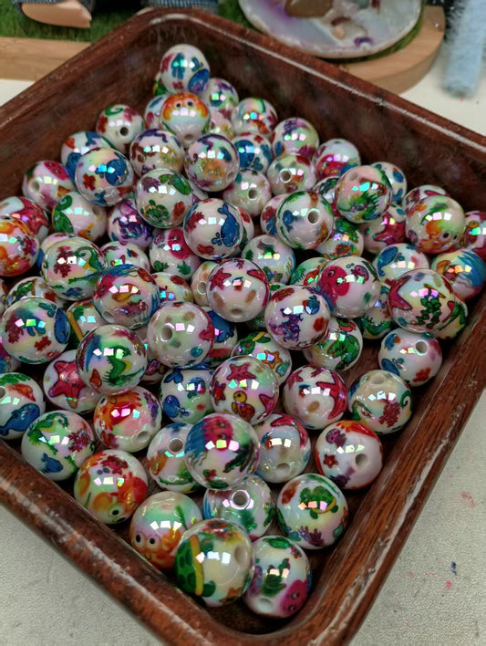 24pcs 16mm  diy beads