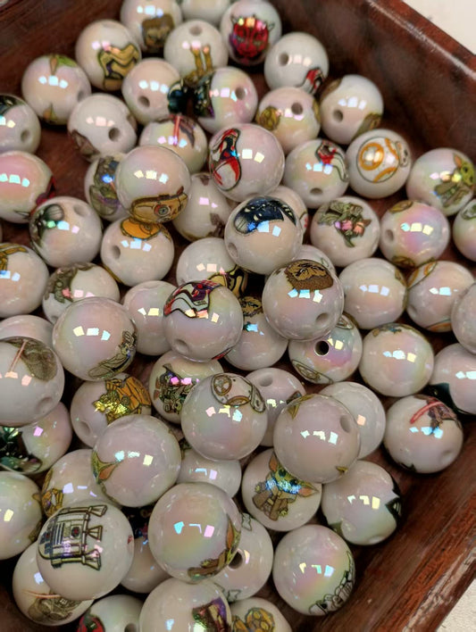 24pcs 16mm  diy beads