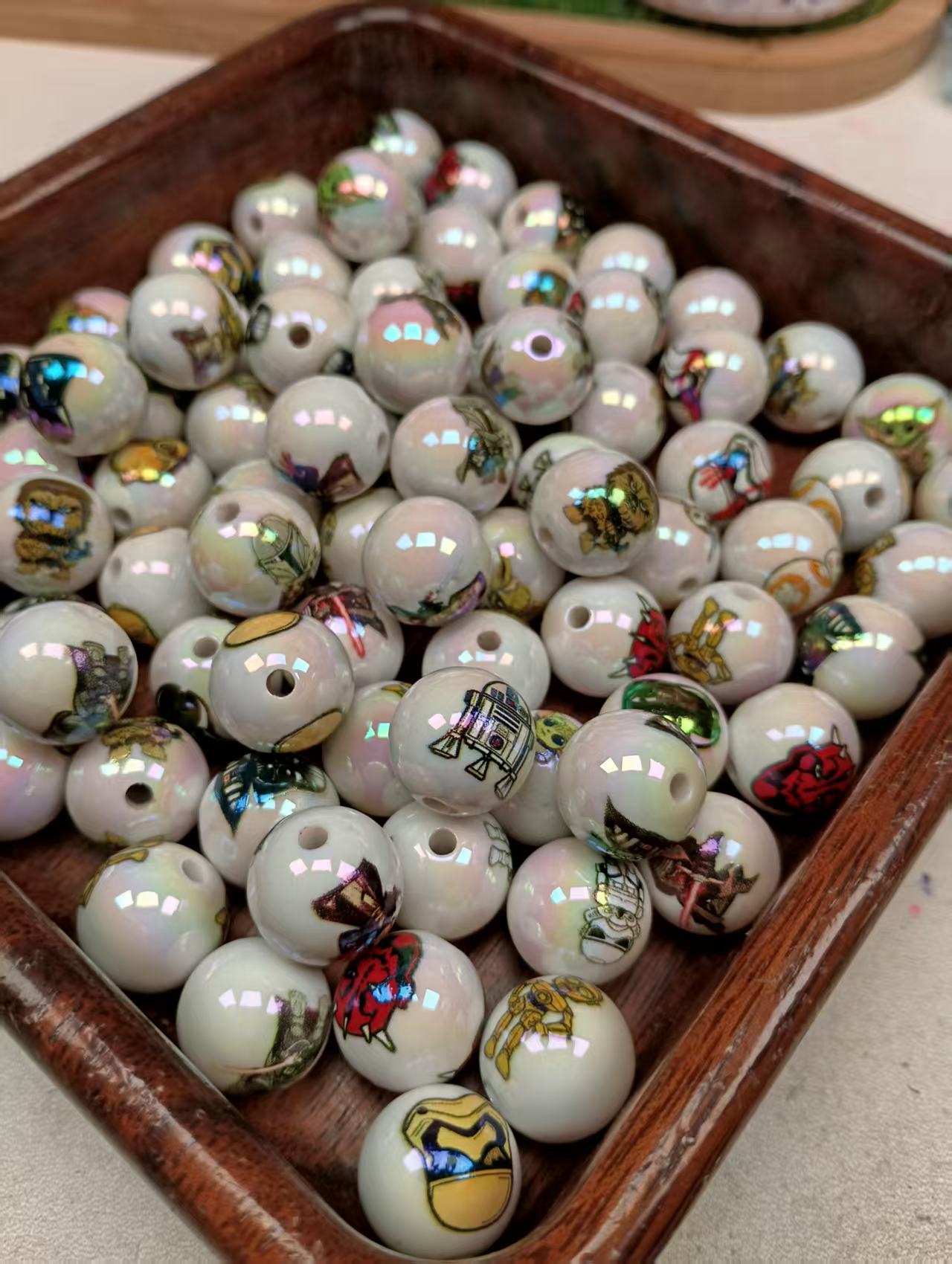 24pcs 16mm  diy beads