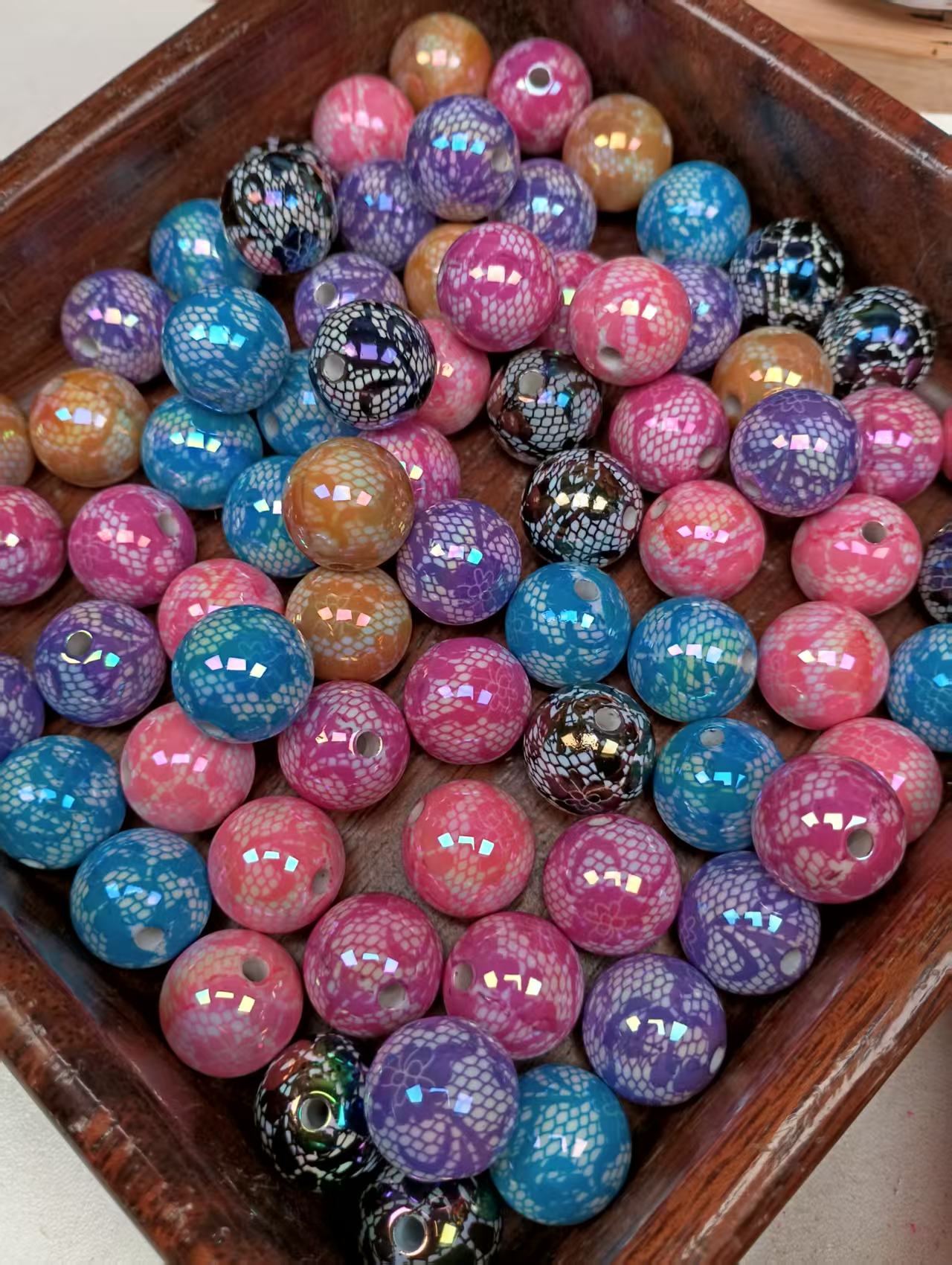 24pcs 16mm diy beads