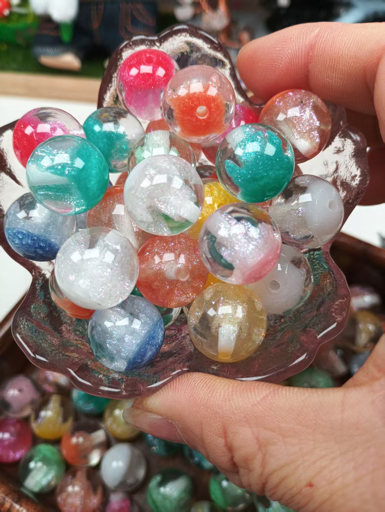 18pcs 16mm diy beads